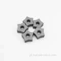 Star Shape Carbide Widia inserções para corte de mármore